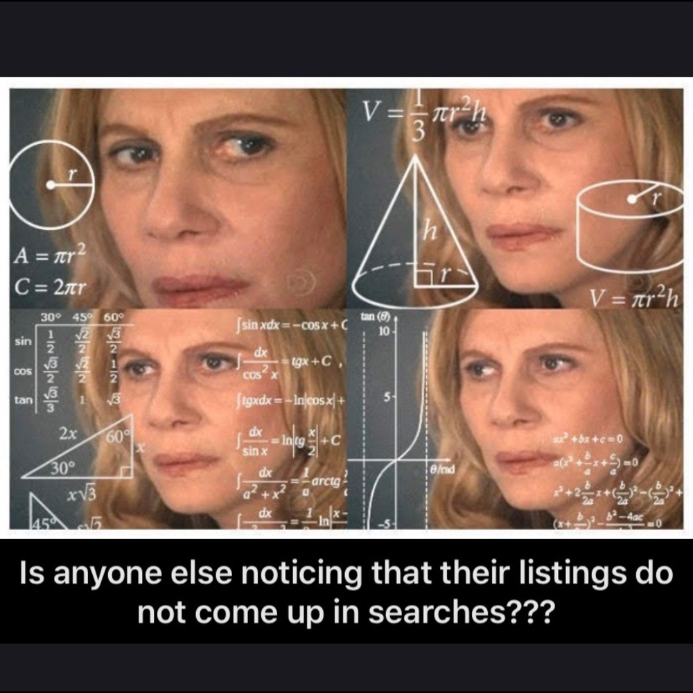 Dude, where’s my listing??